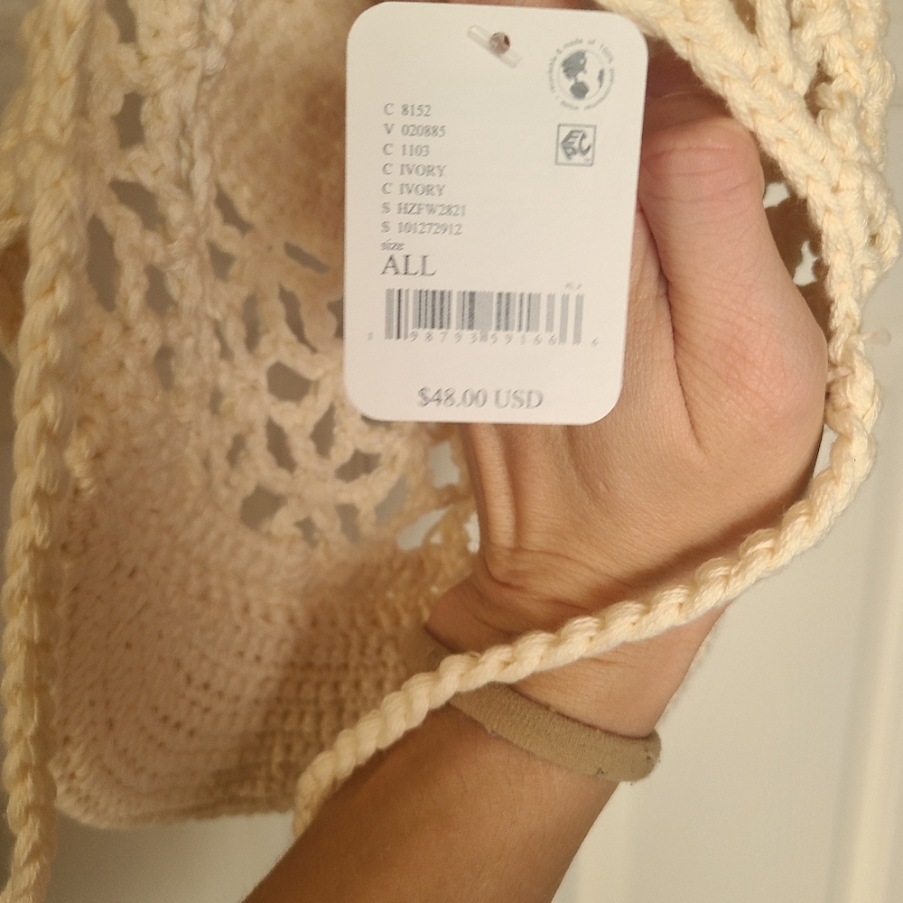 Free People Silvie Crochet Baseball Hat - Picture 3 of 8